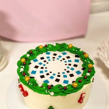 Торт корпоративный круглый