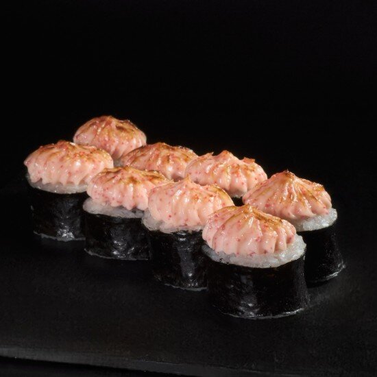 Запеченный ролл с хрустящей креветкой