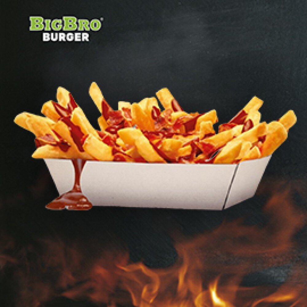 Фри боут барбекю с беконом