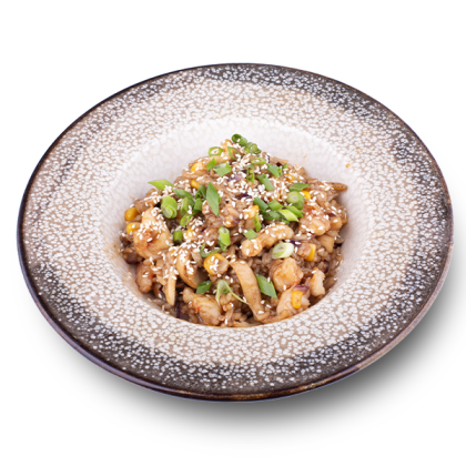 Рис с морепродуктами