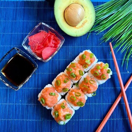 Тар-тар с лососем