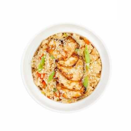 Тяхан с курицей