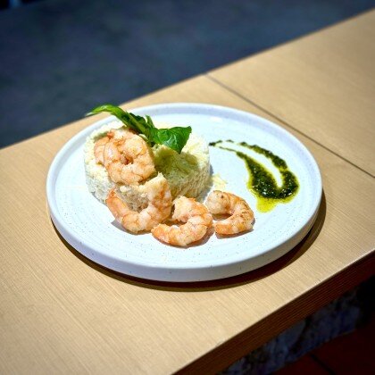 Птитим с креветками