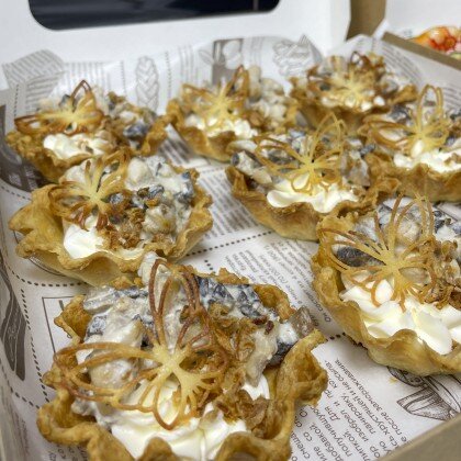 Корзиночки с жюльеном 9 шт