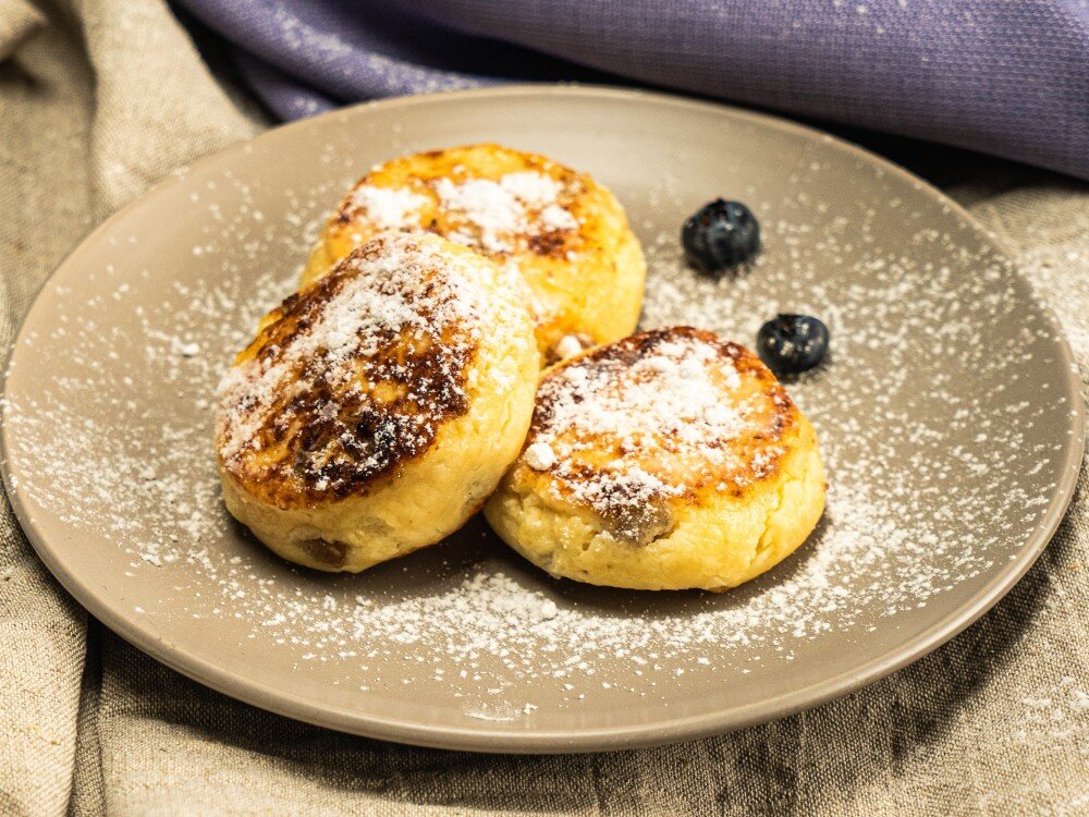 Сырники с изюмом