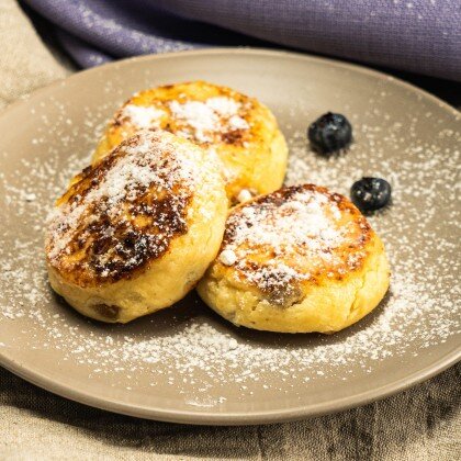 Сырники с изюмом