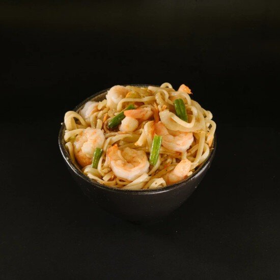 Удон с Креветкой в соусе сладкий Чили