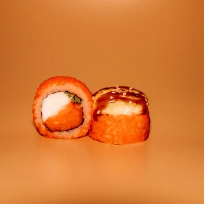 Запеченная калифорния  лосось