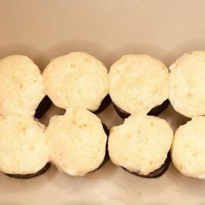 Запеченный кальмар креветка