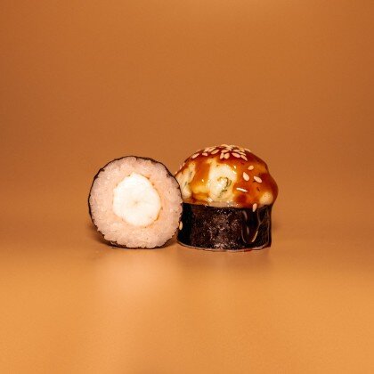 Запеченные маки креветка