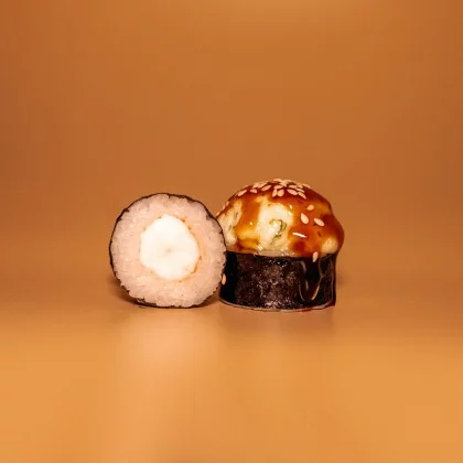 Запеченные маки креветка