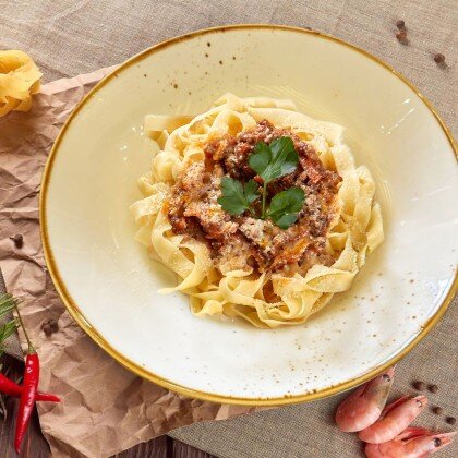 Феттуччине «Болоньезе»
