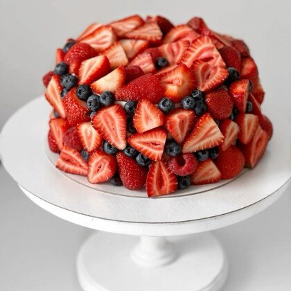 Торт с ягодами