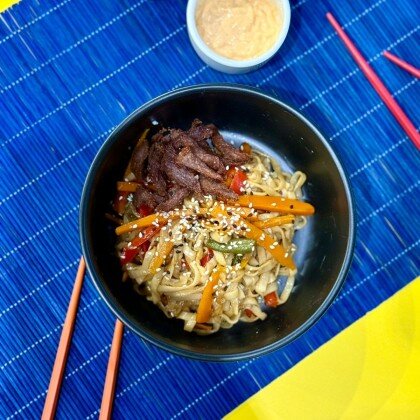 Вок с говядиной