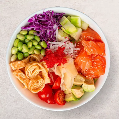 Поке с лососем