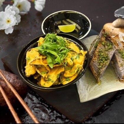 Мидии в соусе том ям