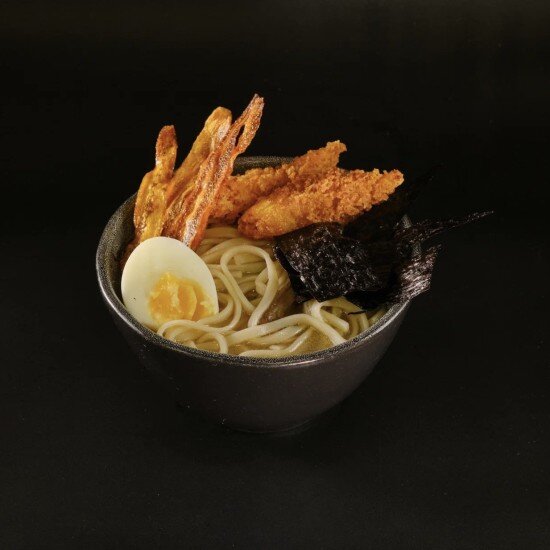 Гомадари Рамен с креветкой темпура