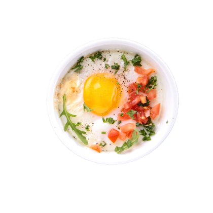 Яичница с Лососем