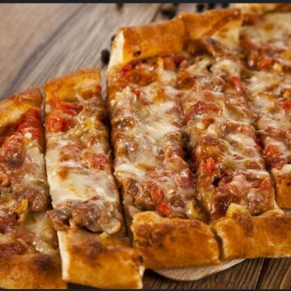 Пиде с говядиной и сыром