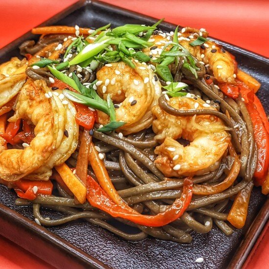 Соба с креветкой