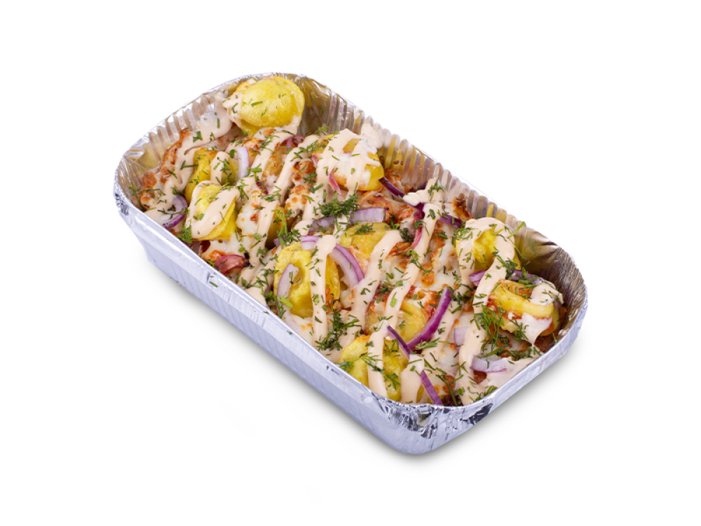 Паста "Пельмешки по-царски" из печи