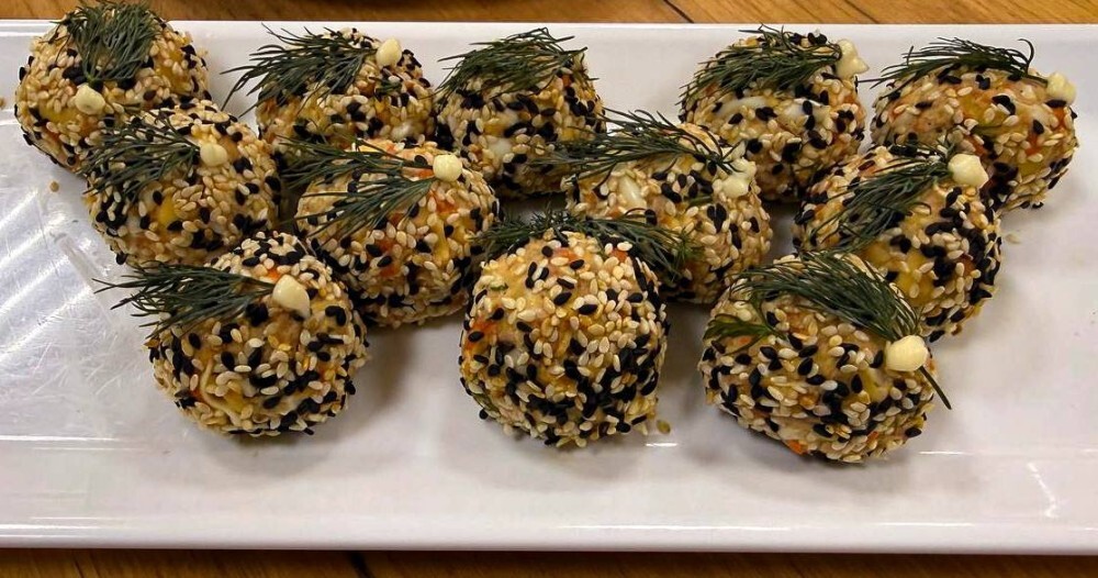 Шарики из тунца