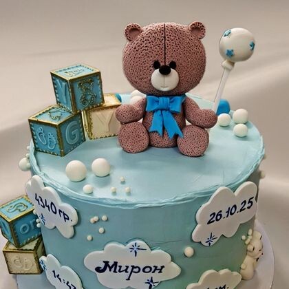 Торт детский с Мишкой
