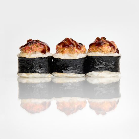 Маки гриль мидии