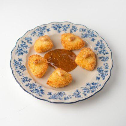 Хрустящий Камамбер с инжиром