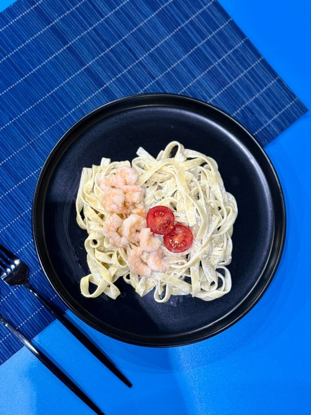 Паста с креветками