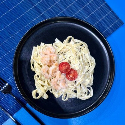 Паста с креветками