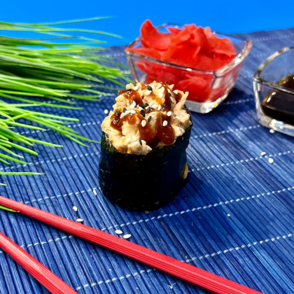 Гункан острый с угрем