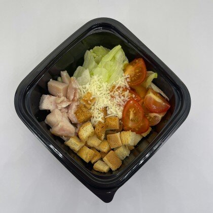 Цезарь с копченой курицей